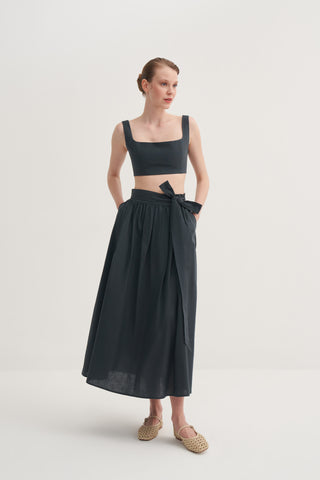 Bralet Etekli Takım - Yeşil