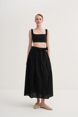 Bralet Etekli Takım - Siyah