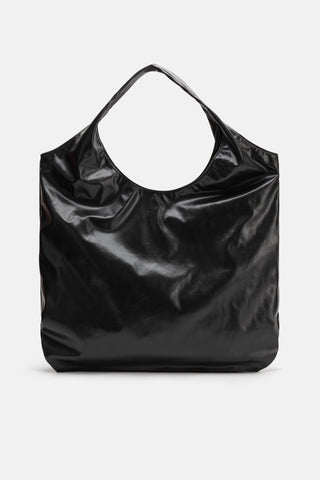 Suni Deri Büyük Çanta | Siyah - Jorbinol