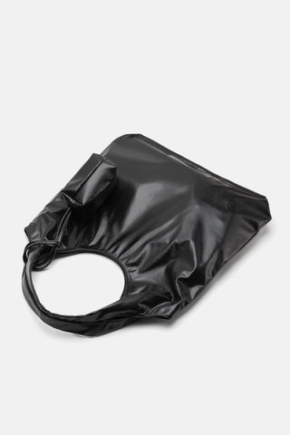 Suni Deri Büyük Çanta | Siyah - Jorbinol