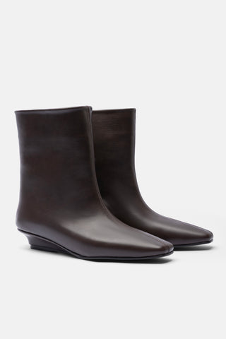 Kare Burun Minimal Bot | Sera - Kahverengi