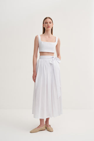Pamuklu Bralet - Beyaz