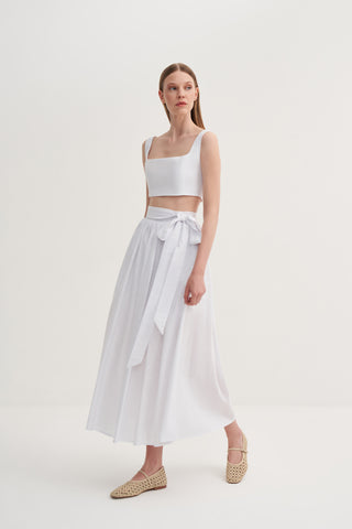 Pamuklu Bralet - Beyaz