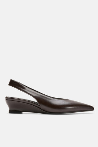 Slingback Topuklu Kadın Ayakkabı | Vela - Kahverengi