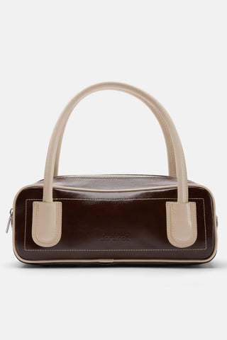 Minimal Baget Çanta | Retro - Kahverengi