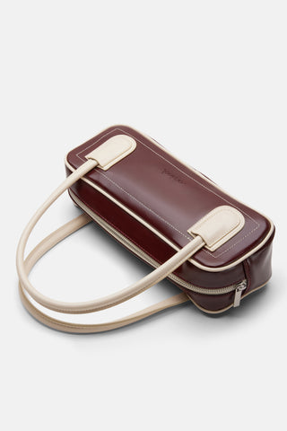 Minimal Baget Çanta | Retro - Bordo