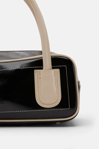Minimal Baget Çanta | Retro - Siyah