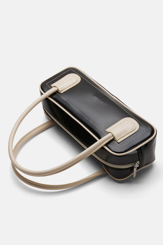 Minimal Baget Çanta | Retro - Siyah