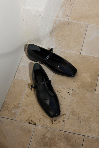 Minimal Mary Jane Kadın Babet | Andy - Siyah