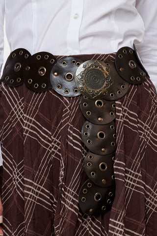 Halkalı Suni Deri Kemer