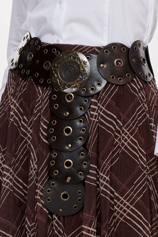 Halkalı Suni Deri Kemer